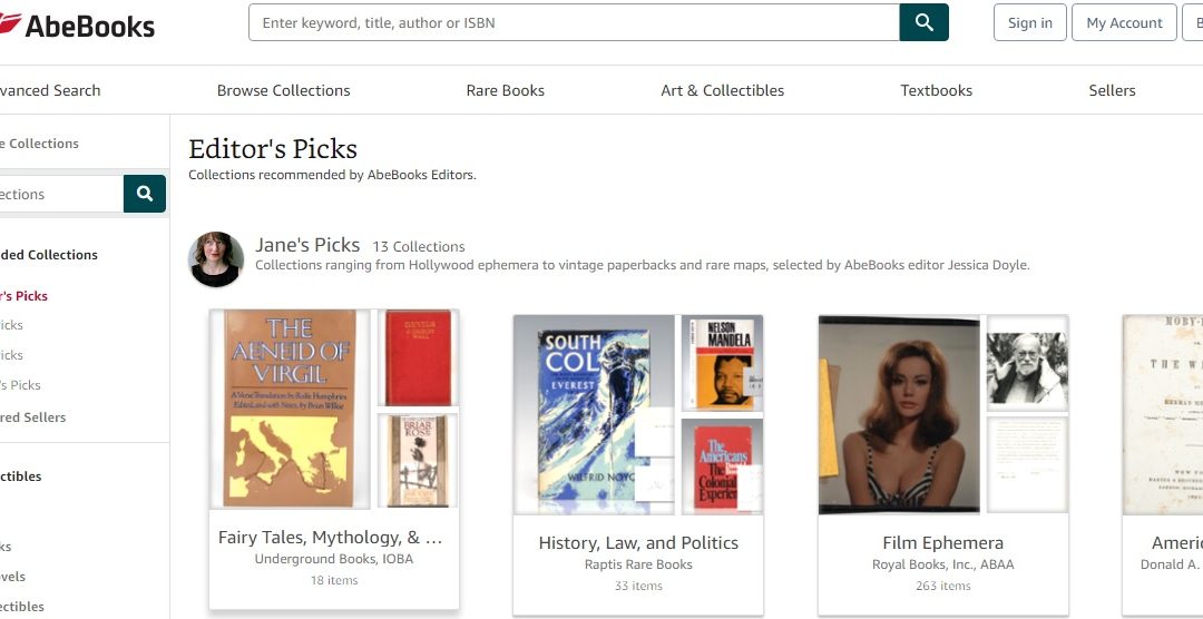 With millions of titles available to browse, AbeBooks makes it easy to fill your shelves. We connect thousands of independent sellers and buyers to deliver the joy of reading.￼